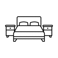 Standard (Bett & Nachttisch)