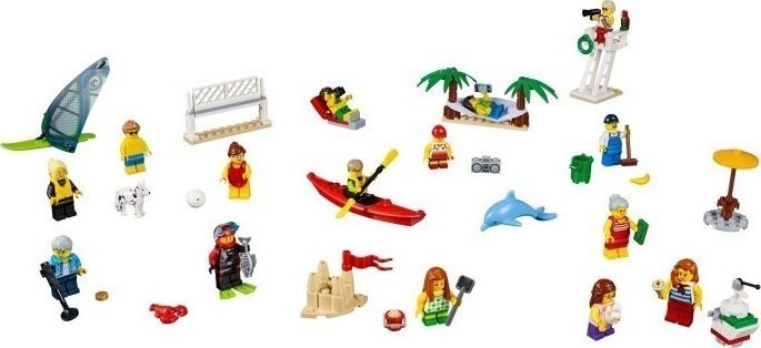Αποτέλεσμα εικόνας για LEGO City People Pack Fun At Beach-60153