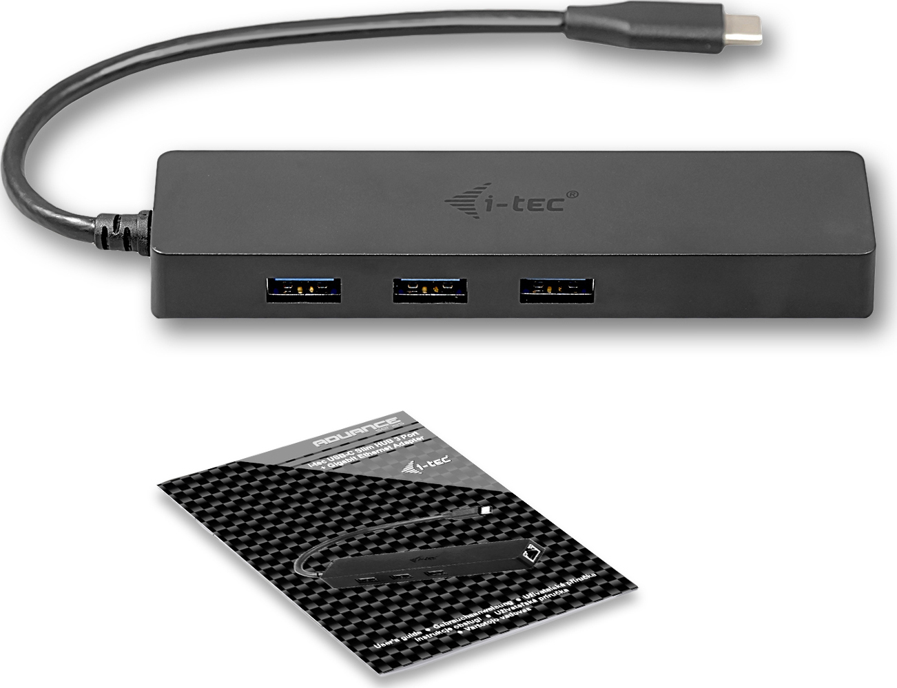 I Tec Usb Hub Usb A Ethernet C Gl Slim