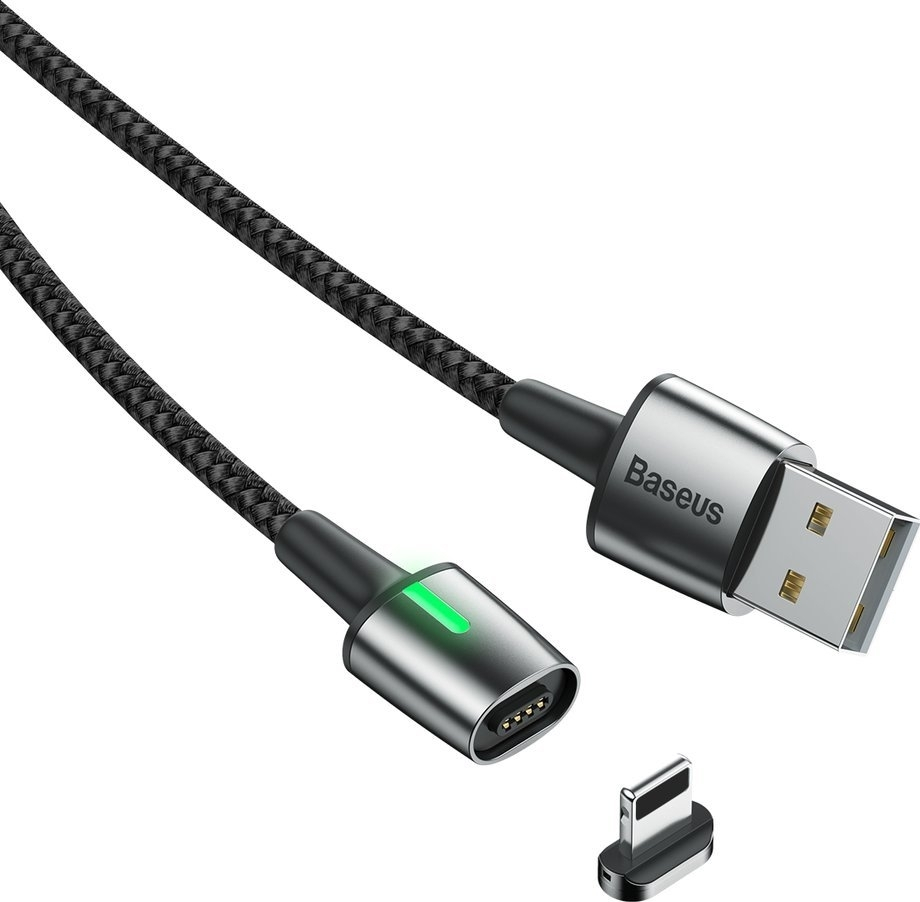 Baseus Zinc Braided Magnetic USB To Lightning Type C Micro USB