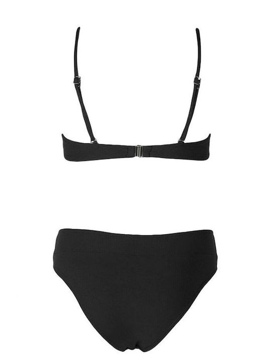 Comfort Set Bikini Τριγωνάκι Ψηλόμεσο Μαύρο 32 30750 Skroutz gr