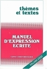 Manuel d'expression ecrite