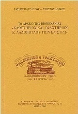 Το αρχείο της βιομηχανίας "Κλωστήριον και υφαντήριον Ε. Λαδόπουλου υιών εν Σύρω"