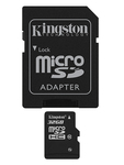 Kingston microSDHC 32GB Class 10 with Adapter