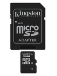 Kingston microSDHC 32GB Class 4 with Adapter