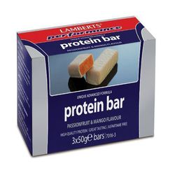 Lamberts Passion Fruit & Mango Protein Bar 3 x 50gr
