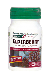 Nature's Plus Elderberry 110mg 60 ταμπλέτες