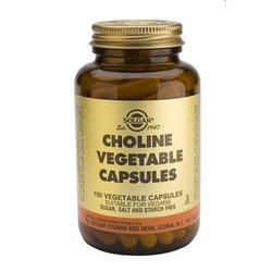 Solgar Choline Vegetable 100 φυτικές κάψουλες