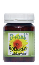 Metapharm D-Vital Rotwein 60 ταμπλέτες