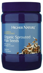 Higher Nature Organic Sprouted Flax Seeds 250gr