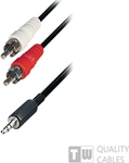 TrustWire Audio Cable 3.5mm male - 2x RCA male 5m (11900)