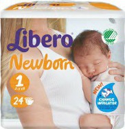 Libero Newborn No1 (2-5 kg),24τμχ