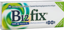 Uni-Pharma B12 fix 1000μg Vitamin für Energie 1000mcg 30 Registerkarten