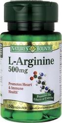 Nature's Bounty L-Arginine 500mg 60 κάψουλες