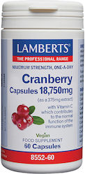 Lamberts Cranberry 18.750mg 60 κάψουλες