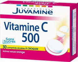 Juvamine Vitamin C 500 To Crunch 30 Μασώμενα δισκία