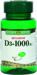 Nature's Bounty D3 1000IU 100 κάψουλες