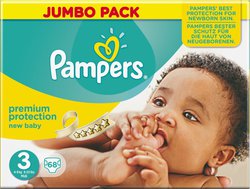 Pampers New Baby Jumbo Pack No 3 (4-9Kg) 68τμχ
