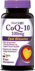 Natrol CoQ-10 100mg F/D 30 tabs