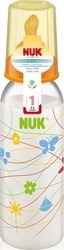 Nuk Classic Μπιμπερό Πολυπροπυλενίου Κίτρινο (PP), Θηλή Καουτσούκ Νο 1, 240ml