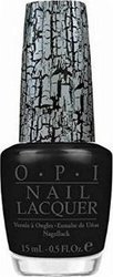 OPI Black Shatter NL E53