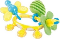 Difrax Crown Teething Ring Yellow 6m+ 1τμχ