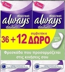 Always Discreet Normal 36+12τμχ