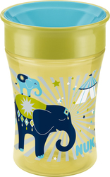Nuk Magic Cup με Καινοτόμο Χείλος 250ml Πράσινο, 8m+