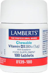 Lamberts Vitamin D3 280iu 180 μασώμενες ταμπλέτες