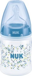 Nuk First Choice+ Μπιμπερό Πολυπροπυλενίου (PP) Μπλε, Θηλή Σιλικόνης, 150ml