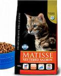 Farmina Matisse Neutered Dry Food for Adult Neutered Cats with Sensitive Urinary System with Salmon 10kg