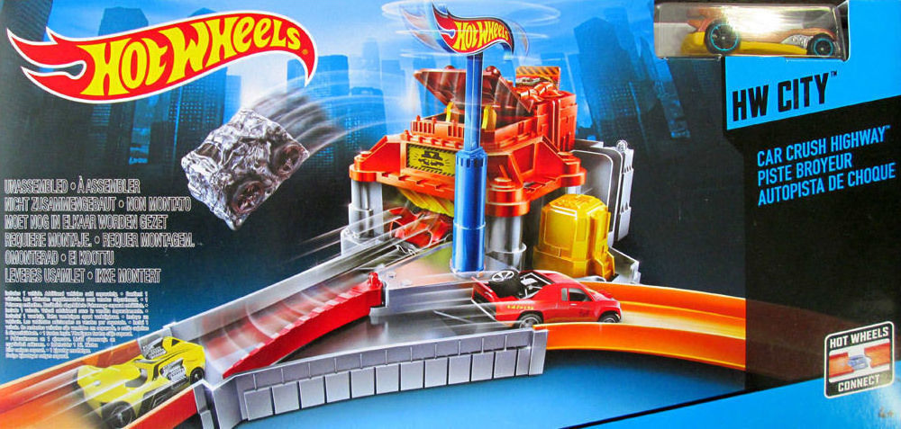 Mattel Hot Wheels City Car Crush Highway Track Set Skroutz Gr