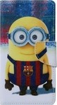 OEM Ultra Slim 0.3mm Book Case Stand Minions Football (Samsung Galaxy S6 Edge Plus)