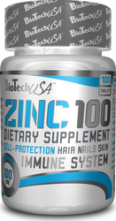 Biotech USA Zinc 100 100ταμπλέτες