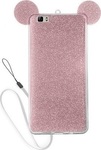 OEM Glitter Ears Ροζ (Huawei P8 Lite)