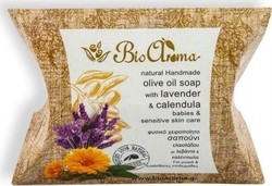 BioAroma Σαπούνι Ελαιολάδου, Λεβάντα & Καλέντουλα 90gr