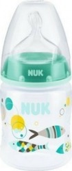 Nuk First Choice Plus Μπιμπερό Πολυπροπυλενίου Ψαράκια με Θηλή Σιλικόνης 150ml