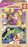 Disney Princess 2 Ξύλινα Παζλ 2x50pcs (17165) Educa
