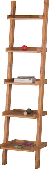 Βιβλιοθήκη Ladder Ακακία Φυσικό 45x35x190εκ.