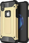 Senso Tough Armor Back Cover Συνθετική Ανθεκτική Χρυσό (iPhone X / Xs)