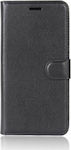 Stand Wallet Δερμάτινο Μαύρο (Xperia XZ2 Compact)