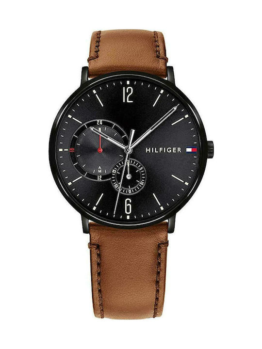 Tommy Hilfiger Brooklyn Ρολόι Μπαταρίας με Δερμάτινο Λουράκι