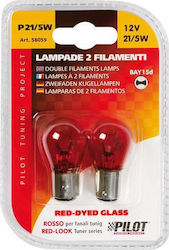 Lampa Lamps Car P21/5W-BAY15D-1157 12V 21W 2pcs