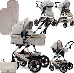 Lorelli Bertoni Lora Set 3 in 1 Beige Triangles