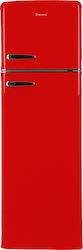 Morris MRS-31240R Retro Double Door Refrigerator 246lt H166.5xW55xD61.5cm. Red