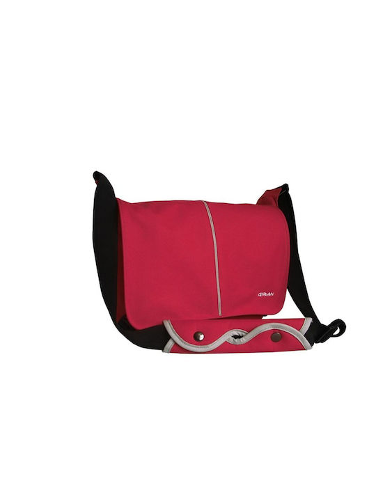 Addison 1301 Τσάντα Messenger 10.2" Κόκκινη