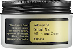 Cosrx Advanced Snail 92 All in One 24h Moisturizing & Regenerating Cream Face with Snail Slime Extract 100ml