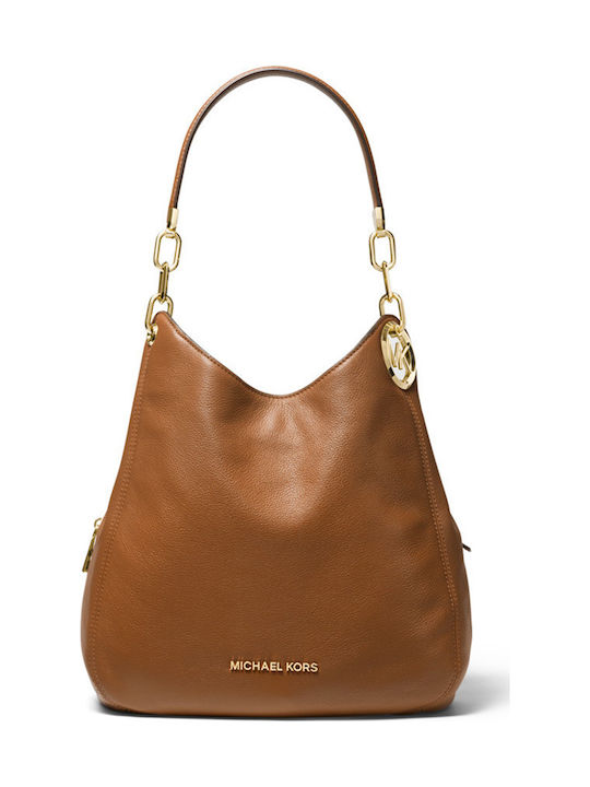 Michael Kors Lillie Women's Leather Shoulder Bag Tabac Brown