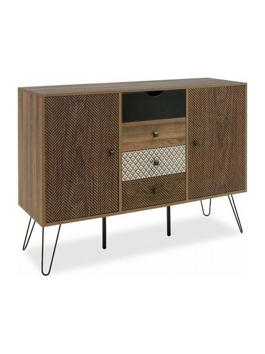 Мебели за съхранение Boho дървен с чекмеджета Ядки 122x40x86см