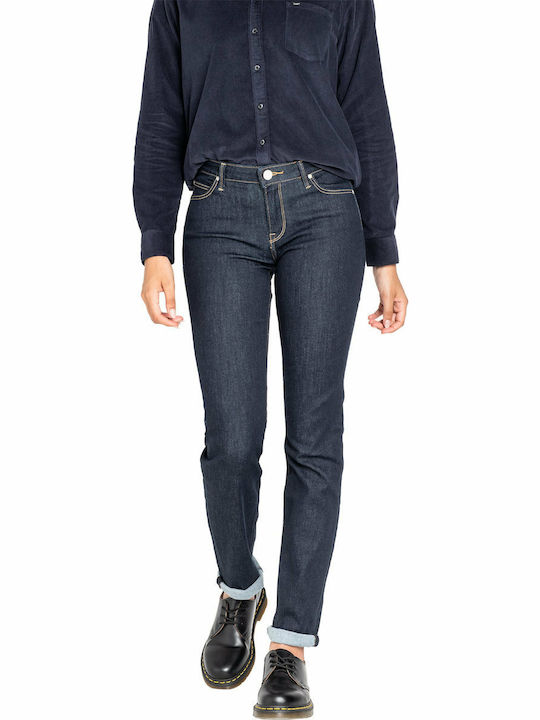 Lee Marion Висока талия Дамско джинсово панталони с Нормална кройка